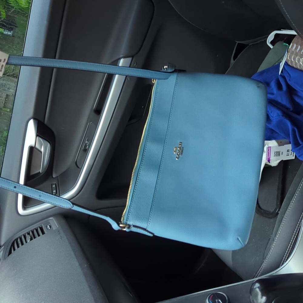 BLUE COACH messenger bag !